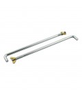 Battery rod set 6v chrome