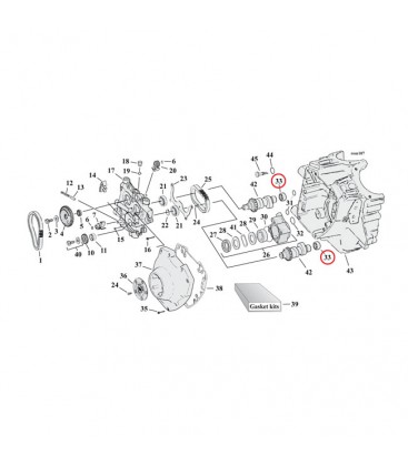 Camshaft needle bearing inner