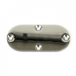Inspection cover flat chrome