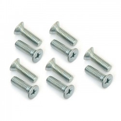 Screw primary chain tensioner anchor plate