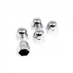 Acorn push-on cover 3/8 chrome