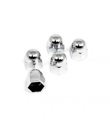 Acorn push-on cover 3/8 chrome