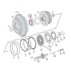 Bearing clutch hub 90-10 bt