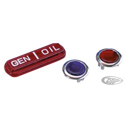 Repl lens 2-light dash red