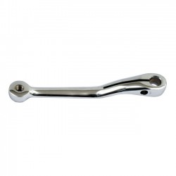 Shifter lever, no splines 54-73 fl chrome