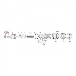 Solenoid spring retainer