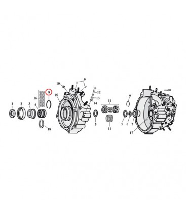 Circlip motoras L83-99 bt