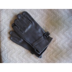 Canadian gloves deerskin black Large