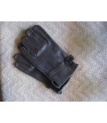 Handschoenen Hertenleer zwart Large