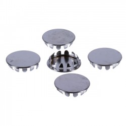 1 1/4 inch headlightvisor chrome plug