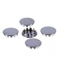 1 1/4 inch headlightvisor chrome plug
