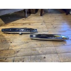 Mufflerset front and rear chrome XL '89-'95