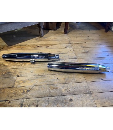 Mufflerset front and rear chrome XL '89-'95