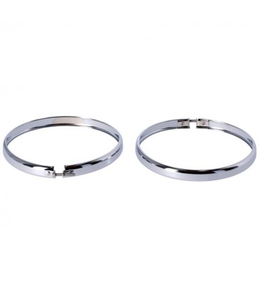 Headlight ring set chrome