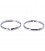 Headlight ring set chrome