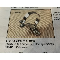 Exhaust clamp 85-09 flt