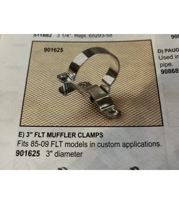 Exhaust clamp 85-09 flt