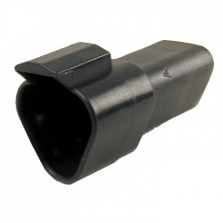 Deutch connector black 3-pin