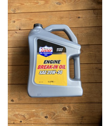 Break-in oil 5 ltrs.  20w50
