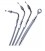 Idle cable +8" braided 81-89 bt, 81-87 xl
