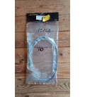 Duwkabel zwart 90-95 30" 90 graden