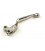 Brakelever Wide blade 82-96 chrome