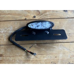 Licenseplate holder with taillight LED