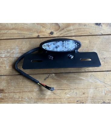 Licenseplate holder with taillight LED