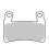 Brakepads xr1200 08-12, soft.15-26